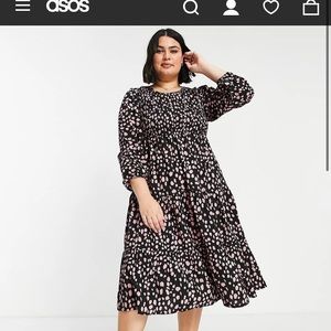 Black and Pink dress, size 16. Bought at ASOS but brand is YOURS